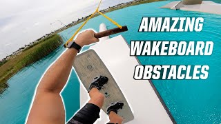 AMAZING WAKEBOARD OBSTACLES  LITHUANIA [upl. by Yecnahc]