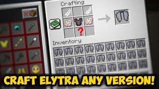 How to Craft Elytra in Minecraft  All Editions [upl. by Leupold]