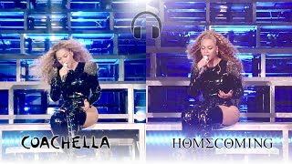 Beyoncé  I Care COACHELLA VS HOMECOMING [upl. by Alletneuq]