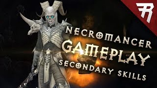 Necromancer Skills  Part 2 Diablo 3 26 beta gameplay [upl. by Llevel647]