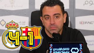 RUEDA PRENSA XAVI REAL MADRID 41 FC BARCELONA [upl. by Haldis]