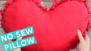 NoSew Heart Pillow  No Sew Projects  Craft Factory [upl. by Adnilrem]