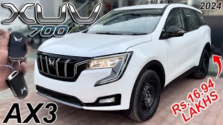 2024 NEW MAHINDRA XUV700 AX3 😍 Diesel Rocket 182 BHP Features Engine Mileage  2024 XUV700 Review [upl. by Strader]