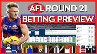 Betting Tips Trends amp Predictions For ALL Matches In Round 21  2024 AFL Season [upl. by Renata502]