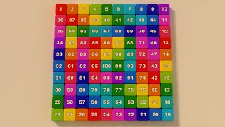 Number Song 1100  Counting by 1 to 100 [upl. by Ordisy620]