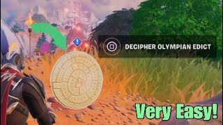 Easily Decipher the Third Olympian Edict  Fortnite Aphrodite Snapshot Quest [upl. by Tam]