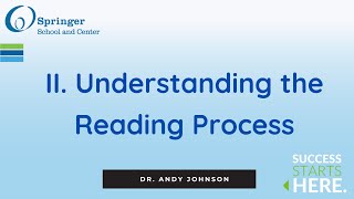 2 Understanding the Reading Process [upl. by Schwitzer49]