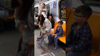 Subway Acts A Heartwarming Gesture shorts [upl. by Nilyad592]