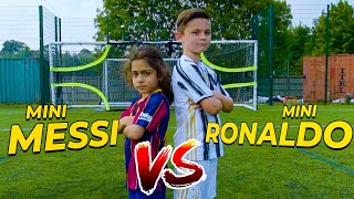 EPIC MINI MESSI VS MINI RONALDO SKILLS BATTLE  Billy Wingrove amp Jeremy Lynch [upl. by Kelby303]