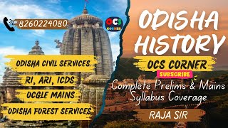 Odisha History 13 OCS 2023 Live Class [upl. by Adiahs]