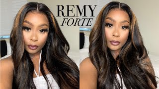 Its Giving Scalp Disappearing Lace Flawless Affordable Brown Highlight Wig Remyforte Hair [upl. by Hansel]