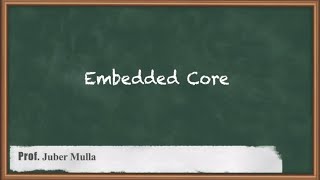 Embedded Core  Embedded Hardware  Embedded System and RTOS [upl. by Naillil]