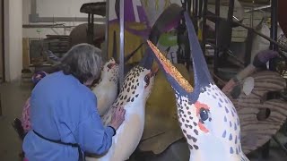 Watch how the Pasadena Rose Parade floats are prepared [upl. by Nivonod976]