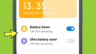 Battery Saver amp Ultra Battery Saver Setting In Redmi Note 11 Pro [upl. by Berey948]