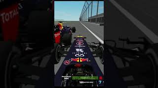 Verstappen And Hamilton Crash Silverstone 2021 recreation roblox formula1crash [upl. by Wey]