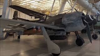 FockeWulf FW 190 F WW2 German Luftwaffe at Steven F UdvarHazy Center in Chantilly VA [upl. by Yendys]