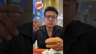 Comparing Burger King Vs Burger Singh Cheapest Meal🔥😍 [upl. by Waylen]