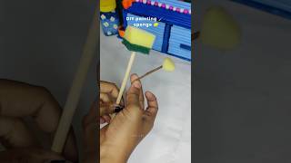 Ap bhi agar painting karte ho toa Yeh Try jarur karna 🖌️🧽😀 DIY painting sponge 😊 paintbrushes [upl. by Parfitt]