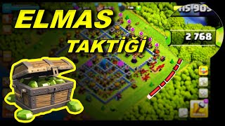 BU TAKTİKLE 10 DAKİKADA 500 ELMAS KASIN III 2024 ELMAS KASMA TAKTİĞİ CLASH OF CLANS [upl. by Ammej]