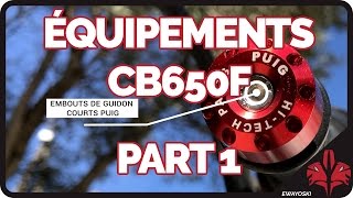 Unboxing et présentation des équipements Honda CB650F  Part 1 [upl. by Sirahc]