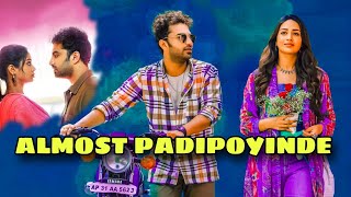 Almost Padipoyinde Pilla Song Lyrics WhatsApp Status Vishwak Sen Nivetha Telugu Best Love 😘💕😘 [upl. by Oicelem]