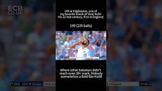 Virat Kohli’s Iconic 149 at Edgbaston  Mastering English Conditions [upl. by Lledyl]