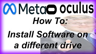 NEW How to Install OculusMeta Software On A Different Drive 2024 [upl. by Jeffers897]