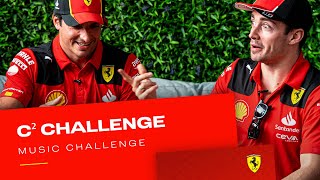 2023 C² Challenge  Music Challenge with Charles Leclerc and Carlos Sainz [upl. by Furie397]