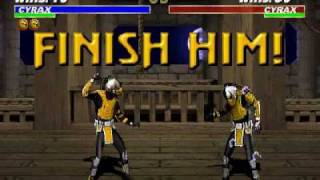 Mortal Kombat 3 Cyrax Finishing Moves [upl. by Fink500]