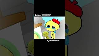 103  Bob crying while sleeping😴👻👻  myghostfriend animation shorts dsand anime cute [upl. by Tannie]