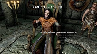 Skyrim  Jarl Idgrod Ravencrone Laid to Rest quest hand in voice actor Diane Michelle [upl. by Mitzi]