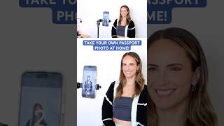 Take your own PASSPORT PHOTO at home on iPhone ✈️ iphone ios18 travelhacks [upl. by Bautista]