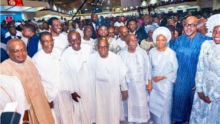 OBASANJO SANWOOLU ABIODUN REV ESTHER AJAYI OTHER GOVERNORSGRACE BISHOP OYEDEPOS 70TH BIRTHDAY [upl. by Kraska428]