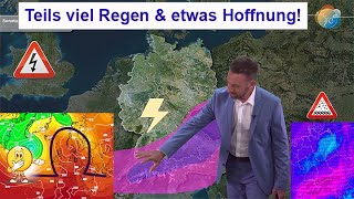 Teilweise viel Regen AlpenraumSüden amp etwas Hoffnung Ende Juni Wettervorhersage 0716062024 [upl. by Dana891]