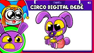 Pomni e Jax DESENHARAM o Circo Digital BEBÊ no Gartic Phone [upl. by Anglo303]