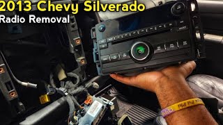 Chevy Silverado Radio Removal Replacement in 1 minute [upl. by Aldora]