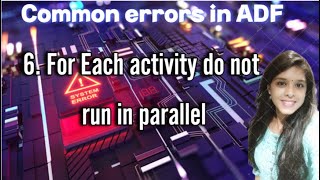 6 For Each activity do not run in parallel adf datafactory [upl. by Ahsikal895]