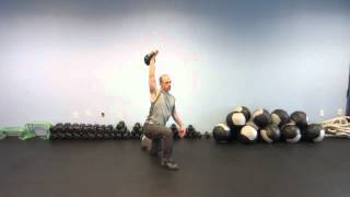 Kettlebell Overhead Lunge [upl. by Janeen762]