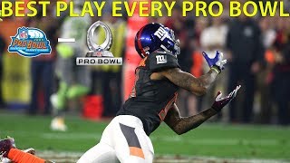 Best Play from Every Pro Bowl Since 2004  NFL Throwback [upl. by Enyr536]