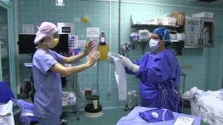 Gowning amp Gloving Procedures Surgical Teaching Unit  McGill University  JGH [upl. by Emlynne]