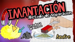 ¿QUÉ ES LA IMANTACIÓN ⚡Métodos de separación de mezclasfácil y sencillo en 3 minutos [upl. by Ynneg847]