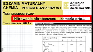 ZADANIE 23 24 25 CKE 2021 MARZEC NITROWANIE PIERSCIENIA AROMATYCZNEGO chemia chemistry [upl. by Hekker]