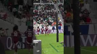 Qatar  Kyrgyzstan own goal football shorts fifa soccer qatar kyrgyzstan [upl. by Hsekin]