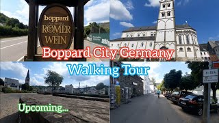 Boppard City Boppard am Rhein Germany Walking Tour  Summer 2022 [upl. by Herm]