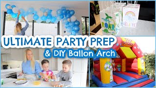 ULTIMATE PARTY PREP DURING A PANDEMIC  KIDS PARTY IDEAS amp DIY BALLOON ARCH  Emily Norris [upl. by Evets848]