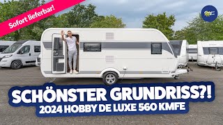 GEMÜTLICH🤩 2024 Hobby De Luxe 560 KMFe  Caravan  Test amp Kaufberatung  Camperland Bong [upl. by Ocker]