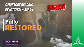 ENGLISH OFFERTORY READING  SEP 14 FULLY RESTORED [upl. by Daveda]