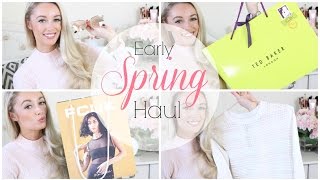 TRY ON HAUL  ASOS French Connection Ted Baker PreSpring Unboxing  Fashion Mumblr [upl. by Enitram]