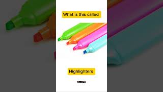 Stationary items part 3 viralvideo quiz english [upl. by Ahsiruam423]