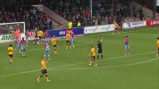 Scunthorpe United v Newport County highlights [upl. by Rocky80]